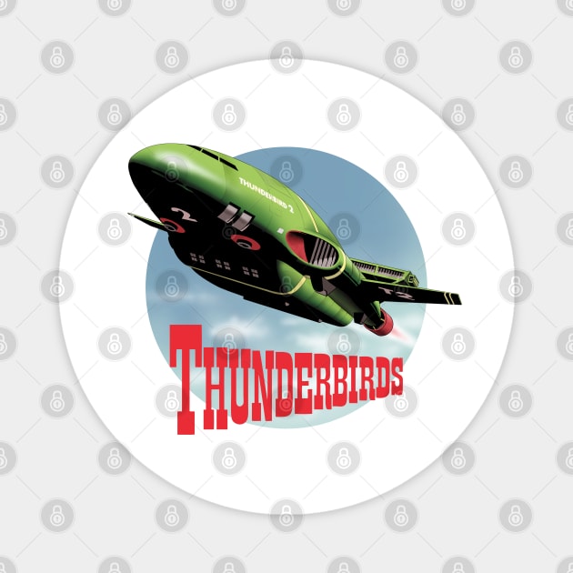 Thunderbird 2 from 'Thunderbirds' Magnet by RichardFarrell